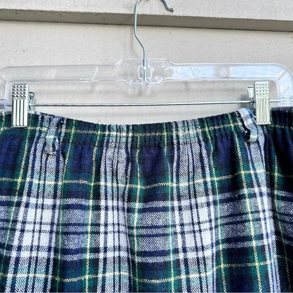Vintage Appleseed's Plaid Midi Skirt Elastic Waist Made in USA Size 16 - Picture 2 of 9